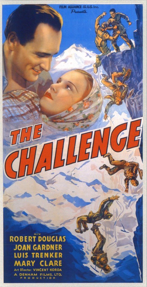 Filmplakat der amerikanische Aufführung von 1938. Sammlung Museo Nazionale della Montagna, Turin Filmplakat der amerikanische Aufführung von 1938. Sammlung Museo Nazionale della Montagna, Turin
