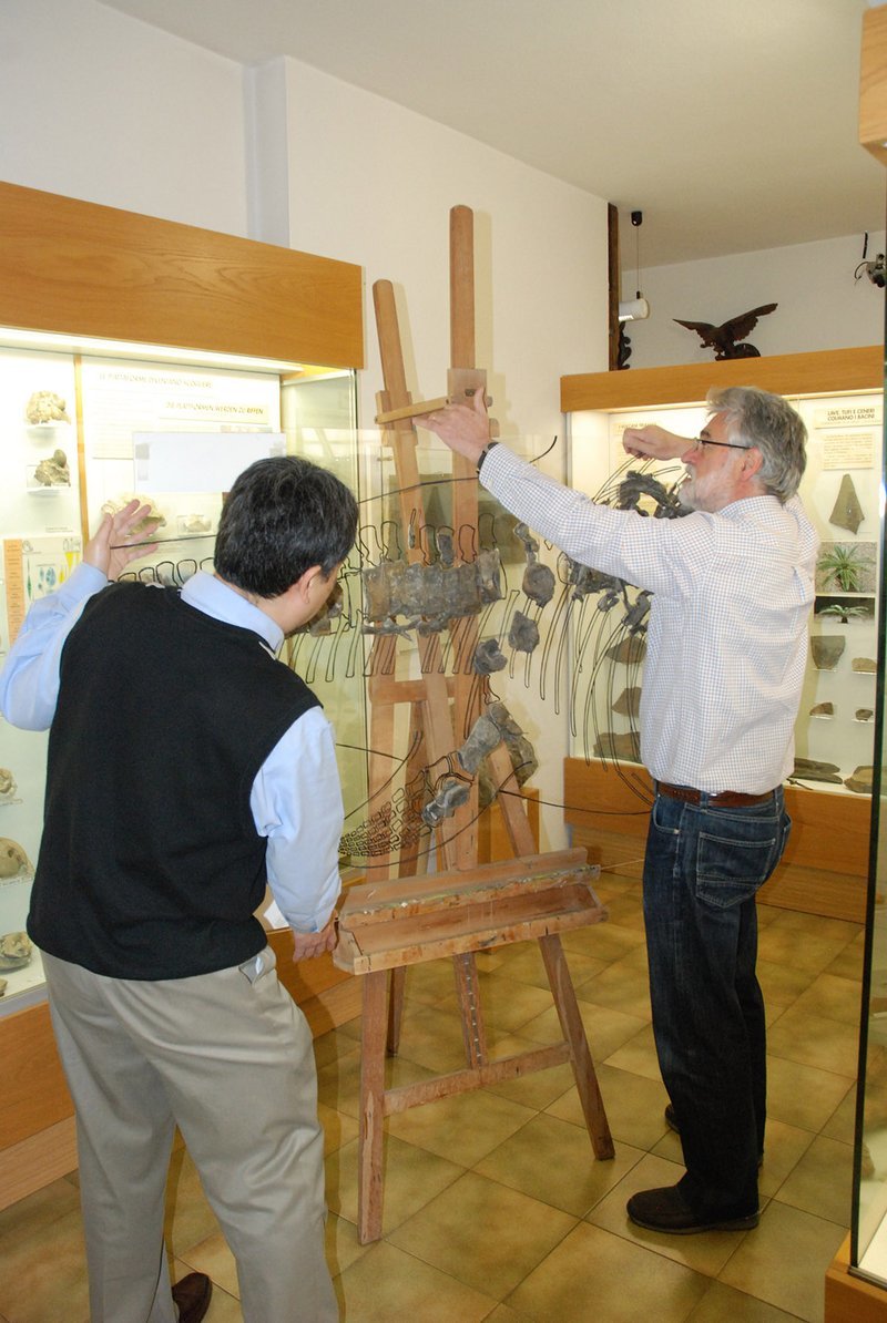 Prof. Motani und Prof. Tintori Prof. Motani und Prof. Tintori